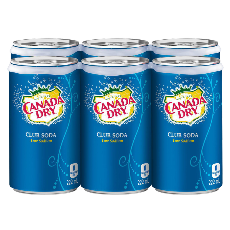 Canada Dry Club Soda 6pk 10oz