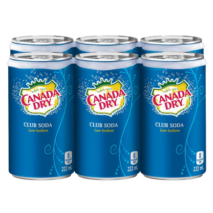 Canada Dry Club Soda 6pk 10oz
