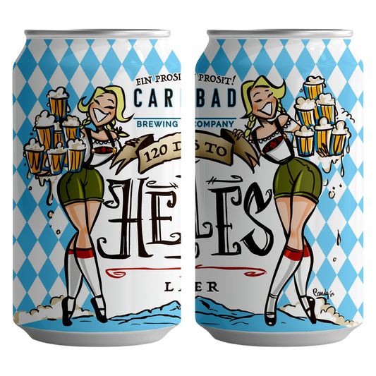 Carlsbad Brewing Co. 120 Days To Helles Lager 4pk 16oz Can