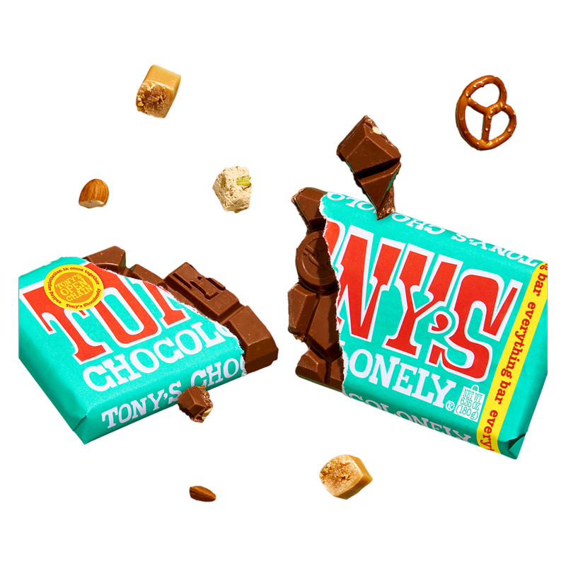 Tony's Chocolonely The Everything Bar, 6.35 oz