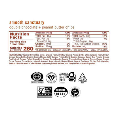 GoMacro Double Chocolate Peanut Butter Bar Case 12 Ct