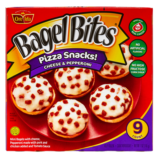 Bagel Bites Frozen Pepperoni Pizza Snacks 9ct 7oz