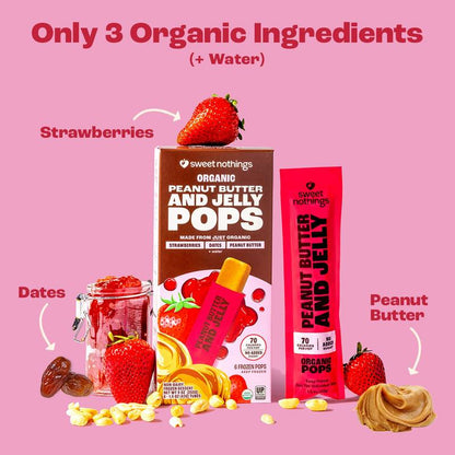 Sweet Nothings Peanut Butter & Jelly Pops, 6ct