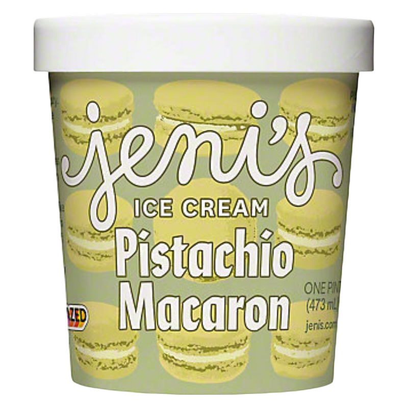 Jeni's Pistachio Macaron Ice Cream Pint