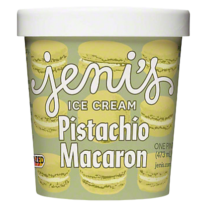 Jeni's Pistachio Macaron Ice Cream Pint