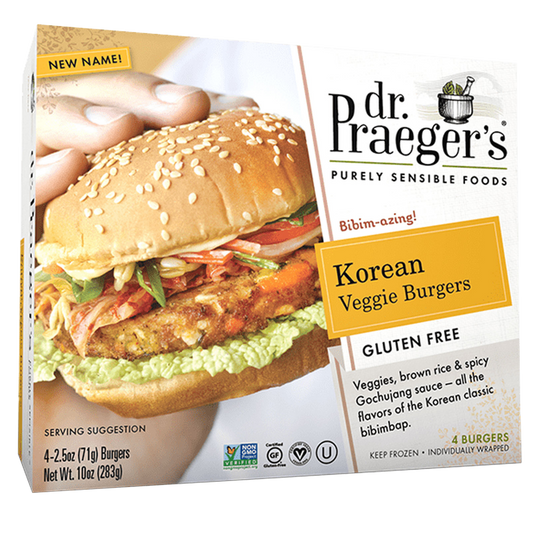 Dr. Praeger's Korean Veggie Burger 10oz