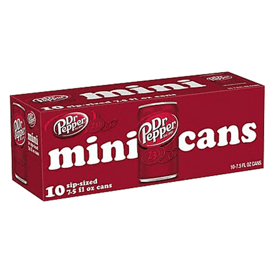 Dr Pepper 10pk 7.5oz Mini Can