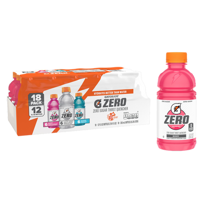 Gatorade Zero Sugar Variety Pack 18pk 12oz Btl