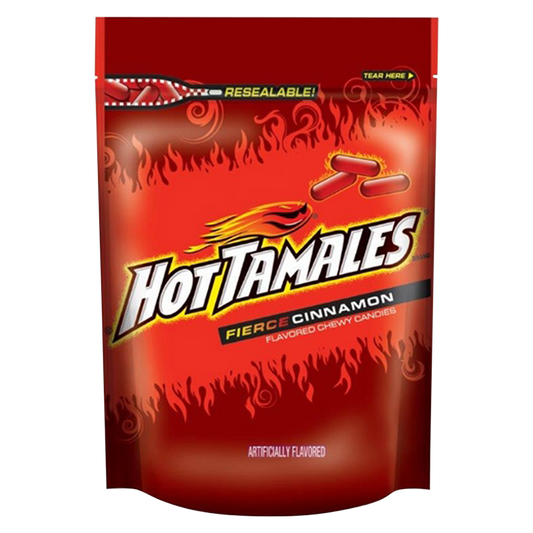 Hot Tamales Fierce Cinnamon Chewy Candies 10oz