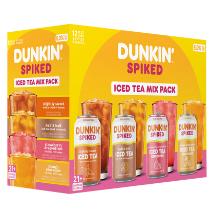 Dunkin' Spiked Tea 12pk 12oz Can 5% ABV