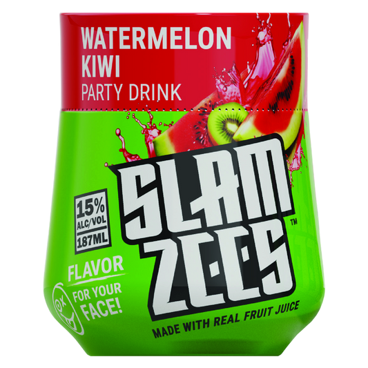 Slamzees Watermelon Kiwi 187ml 15% ABV