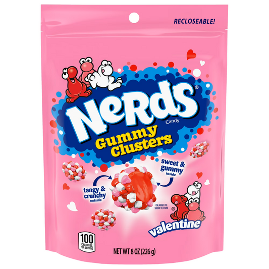 Nerds Valentine Gummy Clusters, 8.0oz