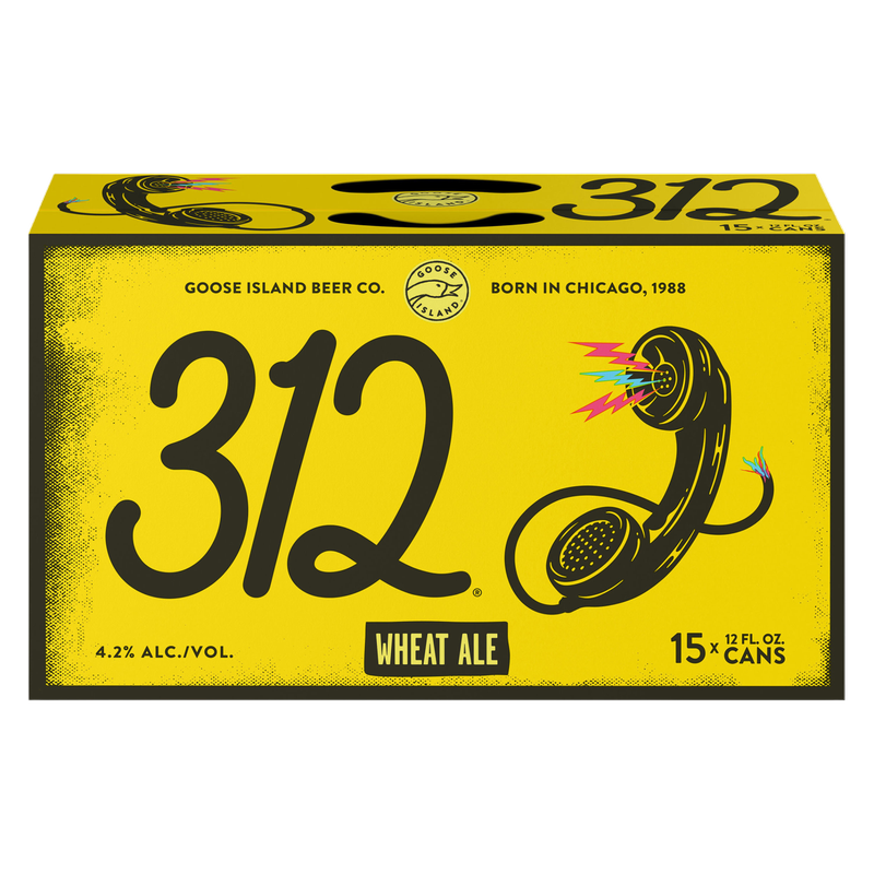 Goose Island 312 Urban Wheat Ale 15pk 12oz Can 4.2% ABV