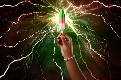 Bomb Pop Extremes Super Sour Strawberry Ice Pops, 12 Pack