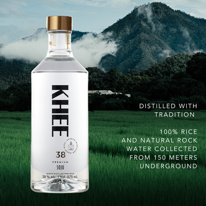 KHEE 38 Premium Soju 375ml (76 Proof)