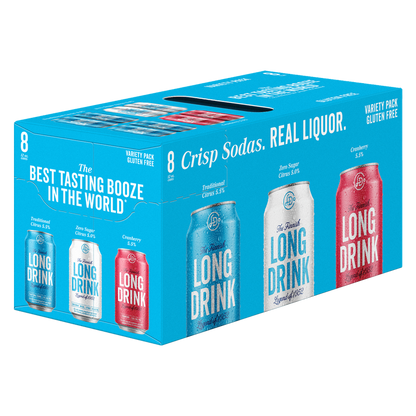 Long Drink Red White and Blue Variety Pack 8pk 12oz cans