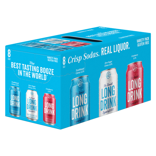 Long Drink Red White and Blue Variety Pack 8pk 12oz cans