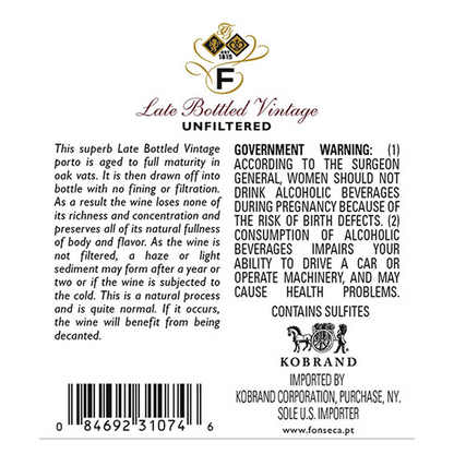 Fonseca Late Bottle Vintage Port 750ml