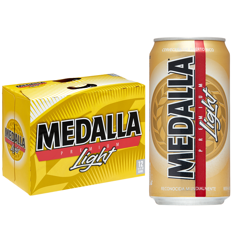 Medalla Light 12pk 10oz Cans 4.0% ABV