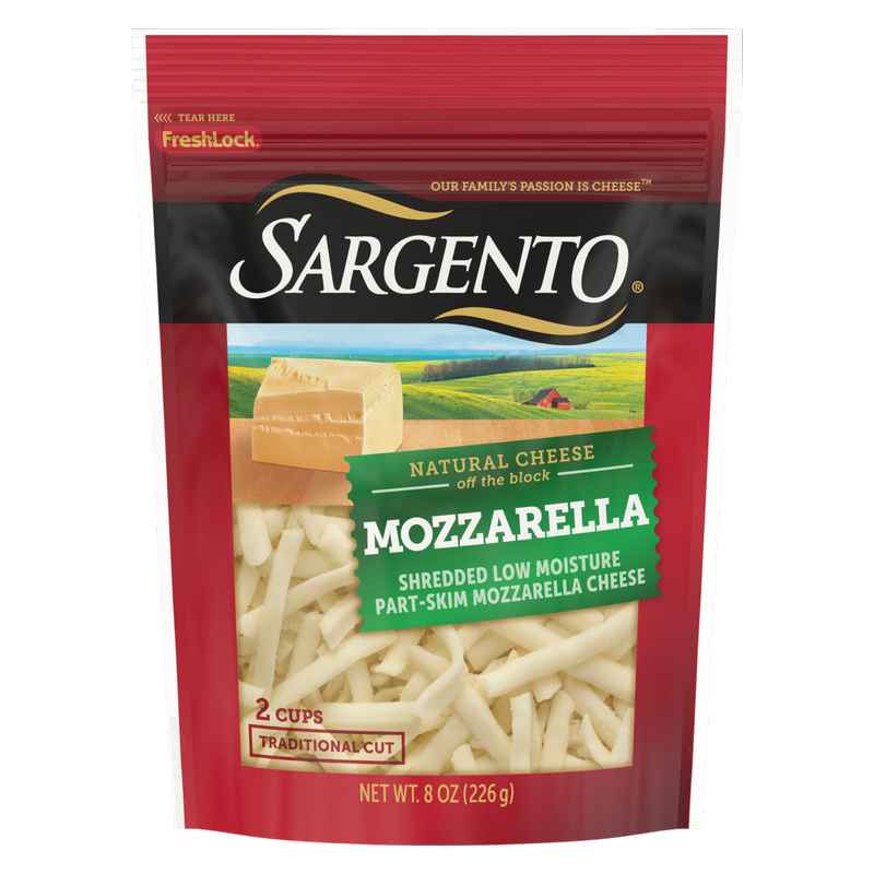 Sargento Shredded Mozzarella Natural Cheese - 8oz
