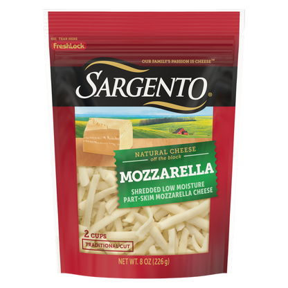 Sargento Shredded Mozzarella Natural Cheese - 8oz