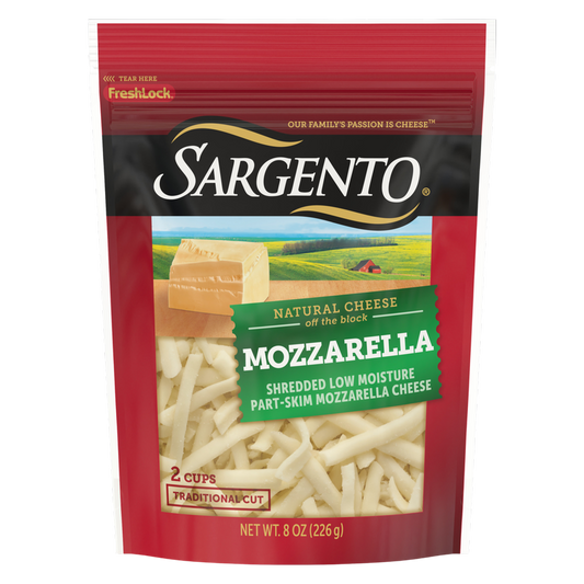 Sargento Shredded Mozzarella Natural Cheese - 8oz