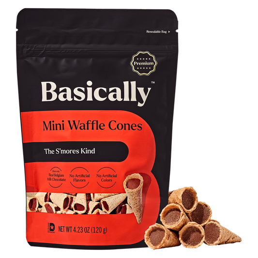 Basically Premium S'mores Mini Waffle Cones