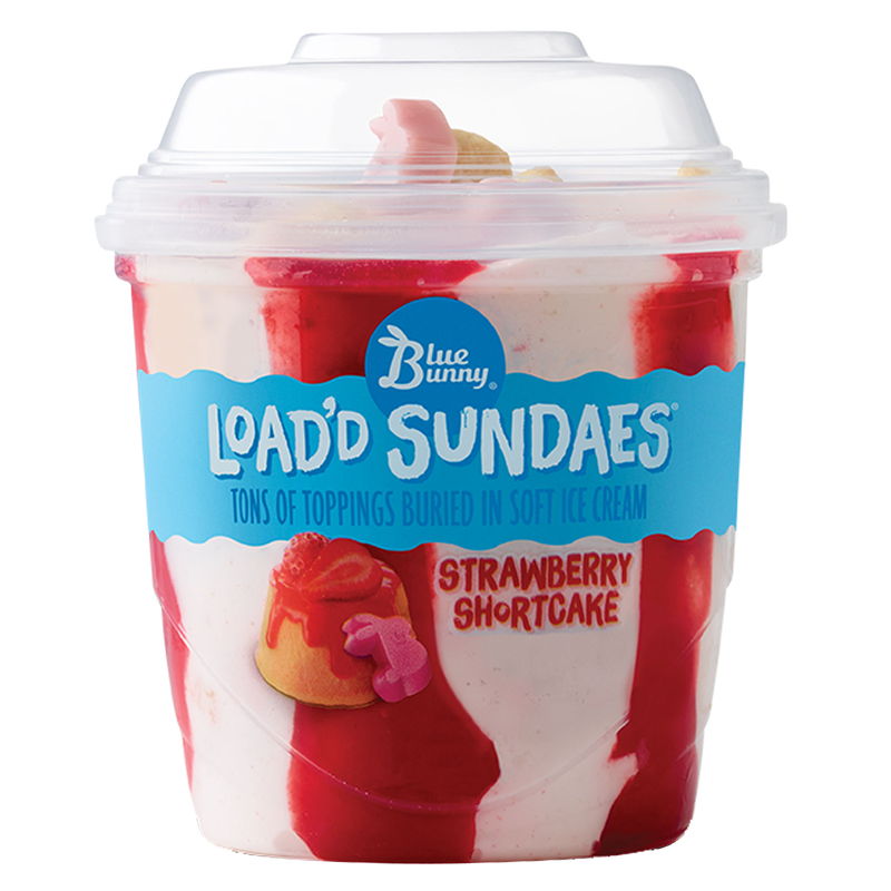 Blue Bunny Strawberry Shortcake Load'd Sundae 8.5oz
