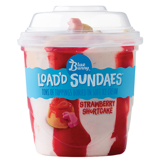 Blue Bunny Strawberry Shortcake Load'd Sundae 8.5oz