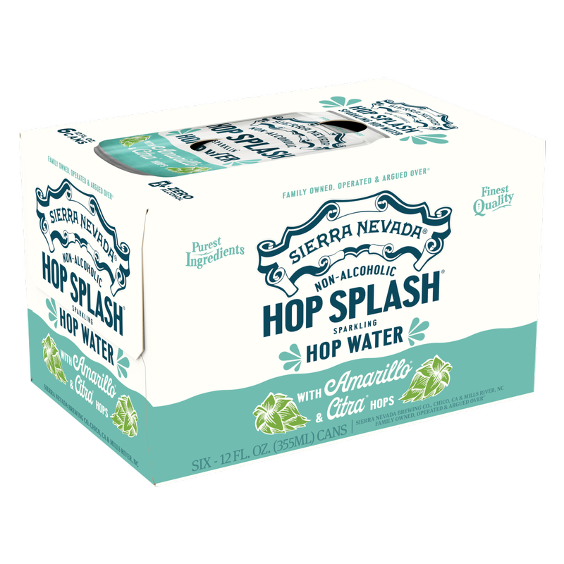 Sierra Nevada Hop Splash Hop-Infused Sparkling Water 6pk 12oz Can 0% ABV