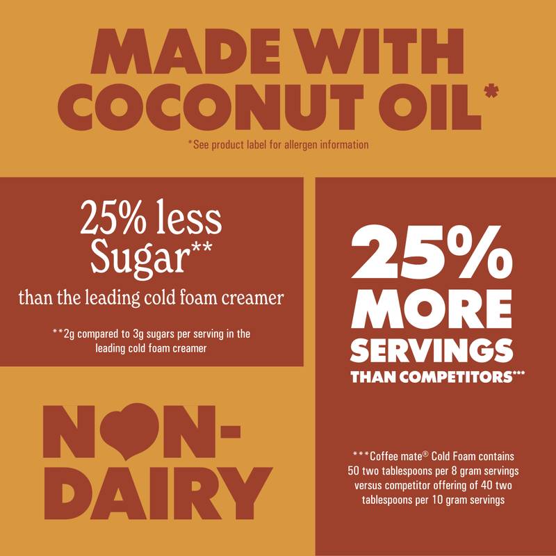 Coffee Mate Pumpkin Spice Cold Foam 14oz Btl