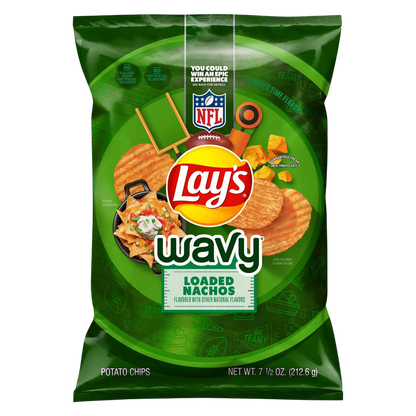 Lay's Wavy Potato Chips Loaded Nachos 7.5oz