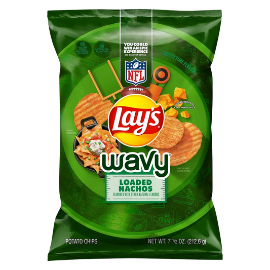 Lay's Wavy Potato Chips Loaded Nachos 7.5oz