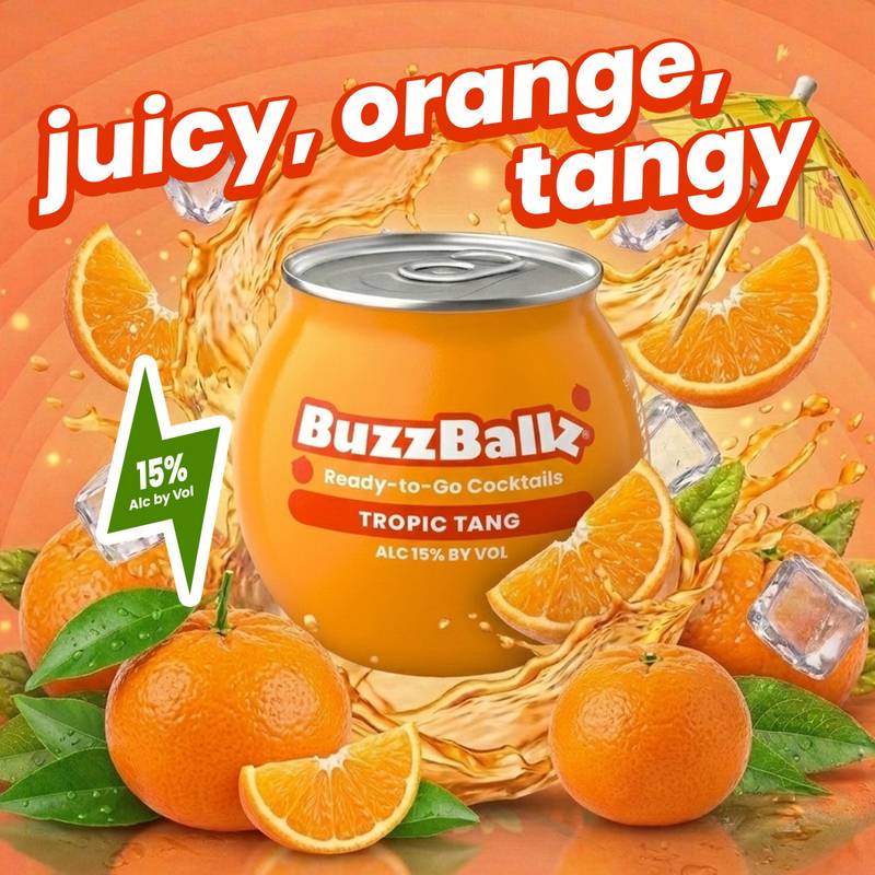 Buzzballz Tropic Tang 6.5oz
