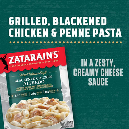Zatarain's Blackened Chicken Alfredo Frozen Dinner, 10.5 oz
