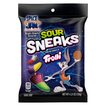 Trolli Space Jam Sneaks Gummy Candy 4.25oz
