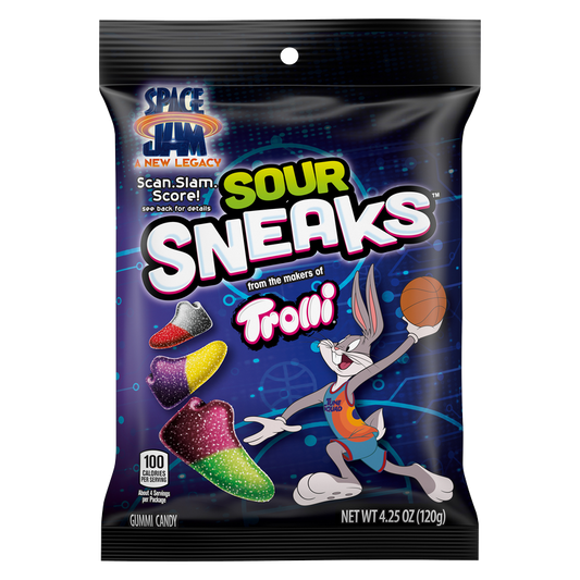 Trolli Space Jam Sneaks Gummy Candy 4.25oz