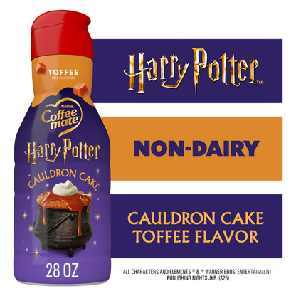 Coffee Mate Harry Potter Toffee Cauldron Cake 28oz Btl