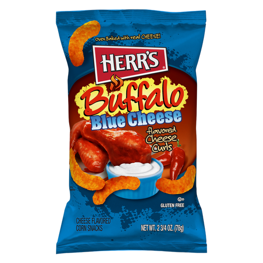 Herr's Buffalo Blue Cheese Curls, 2.75 oz