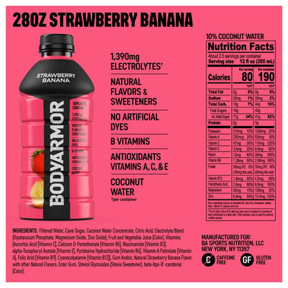 BODYARMOR Strawberry Banana Sports Drink 28oz Btl