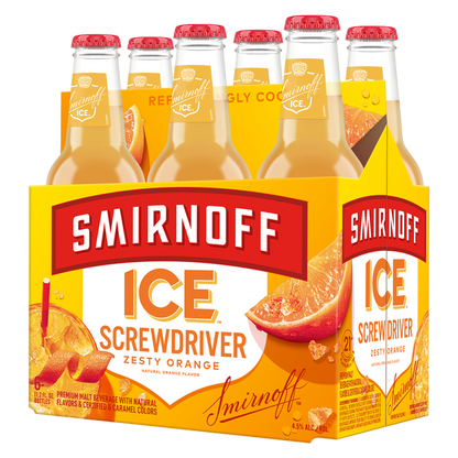 Smirnoff Ice Screwdriver 6pk 11.2oz Btl 4.5% ABV