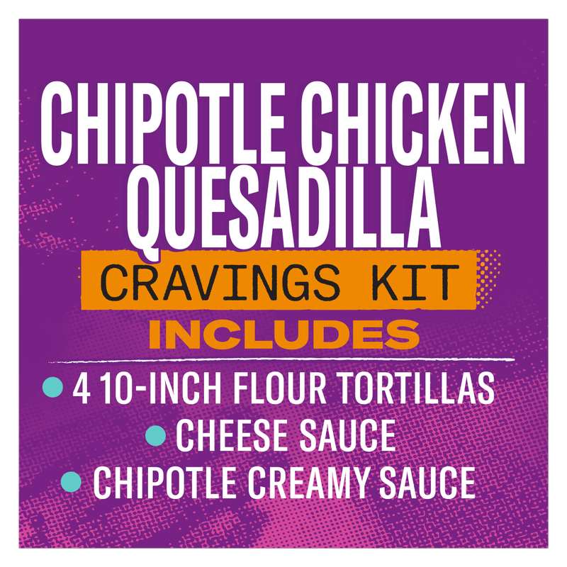 Taco Bell Chipotle Chicken Quesadilla Cravings Kit, 17.3 oz Box