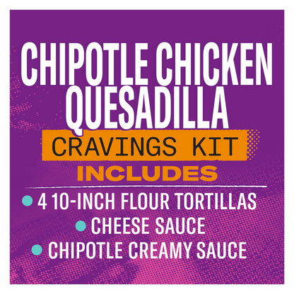 Taco Bell Chipotle Chicken Quesadilla Cravings Kit, 17.3 oz Box