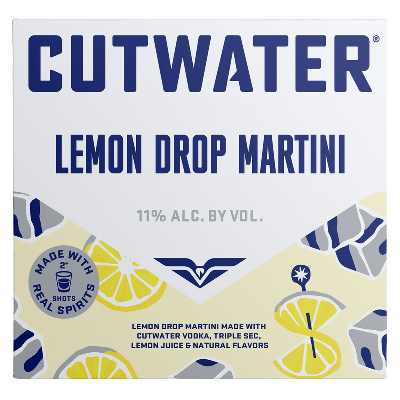 Cutwater Lemon Drop Martini 4pk 12oz Cans