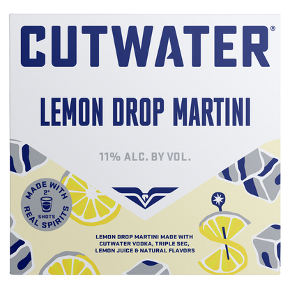Cutwater Lemon Drop Martini 4pk 12oz Cans