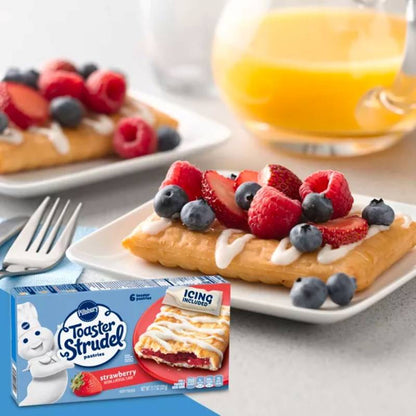 Pillsbury Frozen Strawberry Toaster Strudel, 6ct