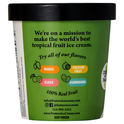 Frutero Coconut Ice Cream Pint 16oz