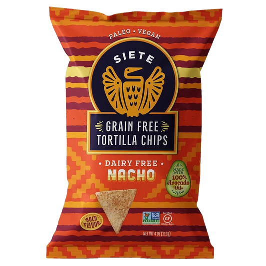 Siete Nacho Grain Free Tortilla Chips 4oz
