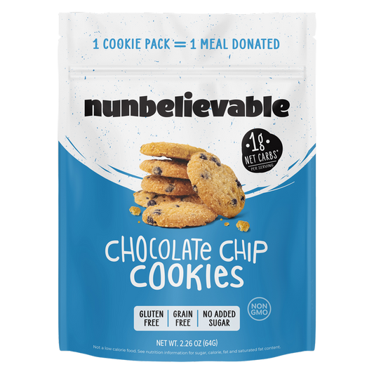 Nunbelievable Keto Chocolate Chip Cookies 2.26oz