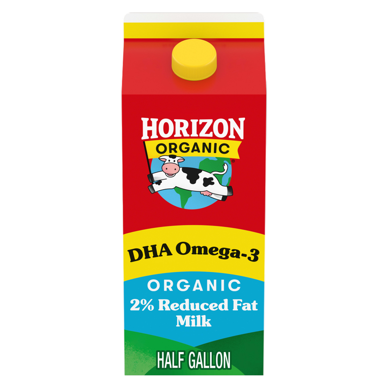 Horizon Organic 2% Reduced Fat Milk - 1/2 Gallon